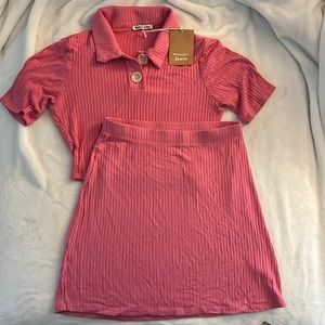 NWT reformation pink set